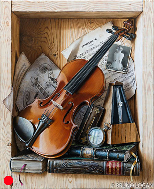Bruno Logan - Trompe-l'oeil Painting